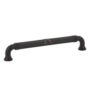 Emtek 86286US10B American Designer Ribbon & Reed 6" Center to Center Estate Fixed Cabinet Pull in Oil Rubbed Bronze