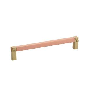 Emtek 86276US4 Arts and Crafts Mortise & Tennon 6" Center to Center Brass Handle Cabinet Pull in Satin Brass