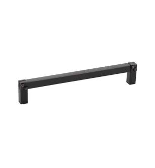 Emtek 86276US10B Arts and Crafts Mortise & Tennon 6" Center to Center Brass Handle Cabinet Pull in Oil Rubbed Bronze