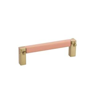 Emtek 86044US4 Arts and Crafts 3 1/2" Center to Center Mortise & Tennon Brass Cabinet Pull in Satin Brass