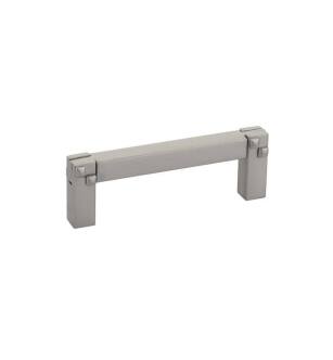 Emtek 86043US15 Arts and Crafts Mortise & Tennon 3" Center to Center Brass Handle Cabinet Pull in Satin Nickel