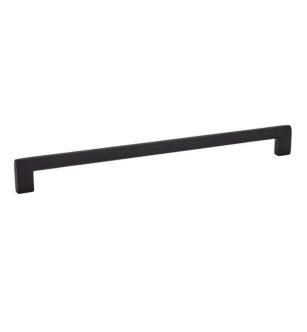 Emtek 86166US19 Contemporary 12" Center to Center Trail Cabinet Pull in Flat Black