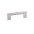 Emtek 86162US14 Contemporary 3 1/2" Center to Center Trail Cabinet Pull in Polished Nickel