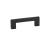 Emtek 86162US19 Contemporary 3 1/2" Center to Center Trail Cabinet Pull in Flat Black