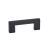 Emtek 86161US19 Contemporary 3" Center to Center Trail Cabinet Pull in Flat Black