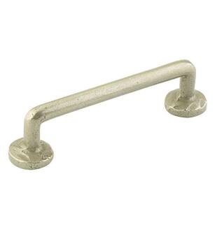 Emtek 86253TWB Rustic Sandcast Bronze 6" Center to Center Handle Cabinet Pull in Tumbled White Bronze