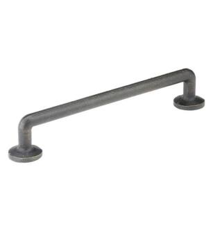 Emtek 86055MB Rustic Sandcast Bronze 3 1/2" Center to Center Handle Cabinet Pull in Medium Bronze