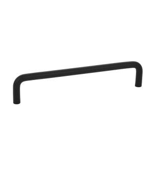 Emtek 86249US19 American Classic 6" Center to Center Wire Cabinet Pull in Flat Black