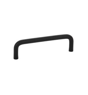 Emtek 86133US19 American Classic 4" Center to Center Wire Cabinet Pull in Flat Black