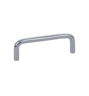 Emtek 86132US26 American Classic 3 1/2" Center to Center Wire Cabinet Pull in Polished Chrome