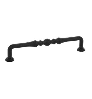 Emtek 86248US19 American Classic 6" Center to Center Spindle Cabinet Pull in Flat Black