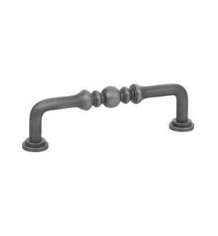 Emtek 86130US15A American Classic 4" Center to Center Spindle Cabinet Pull in Pewter