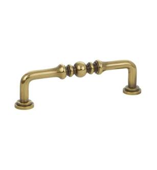 Emtek 86130US7 American Classic 4" Center to Center Spindle Cabinet Pull in French Antique