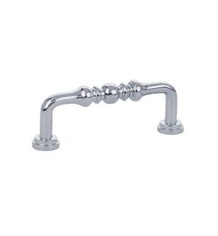 Emtek 86128US26 American Classic 3" Center to Center Spindle Cabinet Pull in Polished Chrome