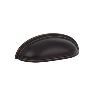 Emtek 86173US10B American Classic 4" Center to Center Cup Cabinet Pull in Oil Rubbed Bronze