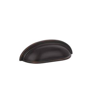 Emtek 86123US10B Traditional 3" Center to Center Cup Cabinet Pull in Oil Rubbed Bronze