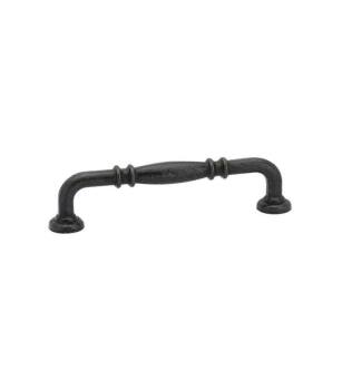 Emtek 86100MB Tuscany Bronze 3" Center to Center Ribbed Cabinet Pull in Medium Bronze