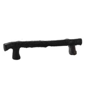 Emtek 86062FB Rustic Sandcast Bronze 3 1/2" Center to Center Twig Cabinet Pull in Flat Black Bronze