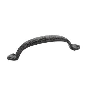 Emtek 86048US10B Arts and Crafts 4" Center to Center Hammered Brass Cabinet Pull in Oil Rubbed Bronze
