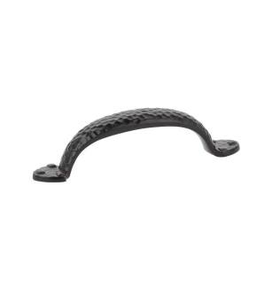 Emtek 86047US10B Arts and Crafts Hammered 3 1/2" Center to Center Brass Arch Cabinet Pull in Oil Rubbed Bronze