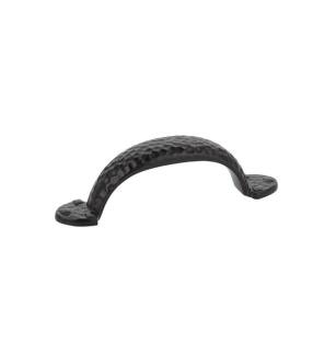 Emtek 86046US10B Arts and Crafts Hammered 3" Center to Center Brass Arch Cabinet Pull in Oil Rubbed Bronze