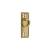 Emtek 86042US4 Arts and Crafts 3 1/2" Hammered Brass Vertical Ring Cabinet Pull in Satin Brass