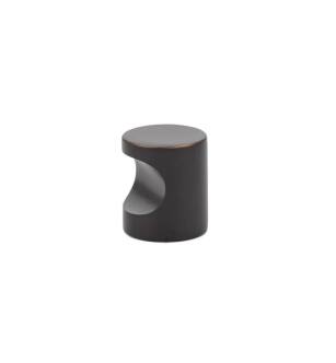 Emtek 86150US10B Contemporary 7/8" Brass Finger Pull Cabinet Knob in Oil Rubbed Bronze