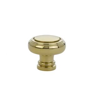 Emtek 86610US3 American Classic Norwich 1 1/4" Brass Cabinet Knob in Polished Brass