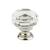 Emtek 86571US14 Crystal & Porcelain Lowell 1 3/8" Clear Crystal Cabinet Knob in Polished Nickel