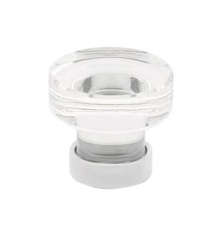 Emtek 86570US26 Crystal & Porcelain Grayson 1 3/4" Clear Crystal Cabinet Knob in Polished Chrome