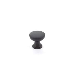 Emtek 86467US19 American Designer Transitional Heritage 1 1/4" Brass Overland Cabinet Knob in Flat Black