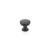 Emtek 86467US19 American Designer Transitional Heritage 1 1/4" Brass Overland Cabinet Knob in Flat Black