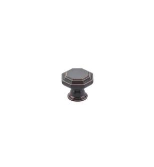 Emtek 86465US10B American Designer Transitional Heritage 1 1/4" Brass Midvale Cabinet Knob in Oil Rubbed Bronze