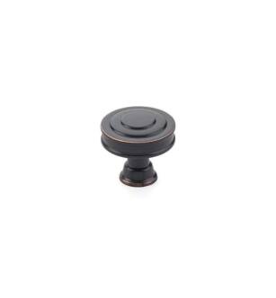 Emtek 86464US10B American Designer Transitional Heritage 1 5/8" Brass Glendon Cabinet Knob in Oil Rubbed Bronze