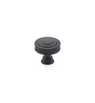 Emtek 86464US19 American Designer Transitional Heritage 1 5/8" Brass Glendon Cabinet Knob in Flat Black