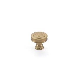 Emtek 86463US4 American Designer Transitional Heritage 1 1/4" Brass Glendon Cabinet Knob in Satin Brass