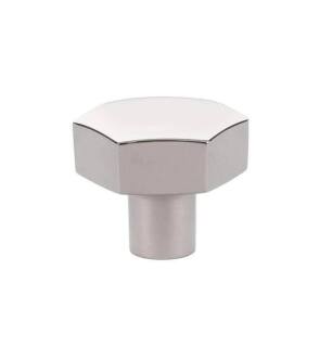 Emtek 86458US14 Contemporary Urban Modern 1 1/2" Brass Mod Hex Cabinet Knob in Polished Nickel
