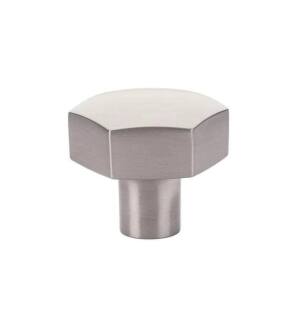 Emtek 86458US15 Contemporary Urban Modern 1 1/2" Brass Mod Hex Cabinet Knob in Satin Nickel