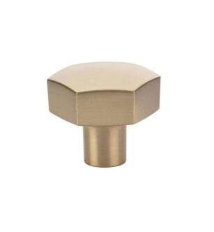 Emtek 86458US4 Contemporary Urban Modern 1 1/2" Brass Mod Hex Cabinet Knob in Satin Brass