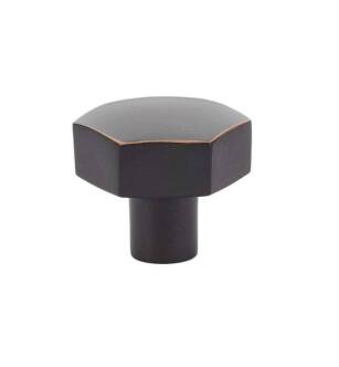 Emtek 86458US10B Contemporary Urban Modern 1 1/2" Brass Mod Hex Cabinet Knob in Oil Rubbed Bronze