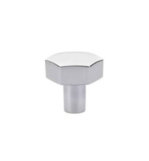 Emtek 86457US26 Contemporary Urban Modern 1 1/8" Brass Mod Hex Cabinet Knob in Polished Chrome
