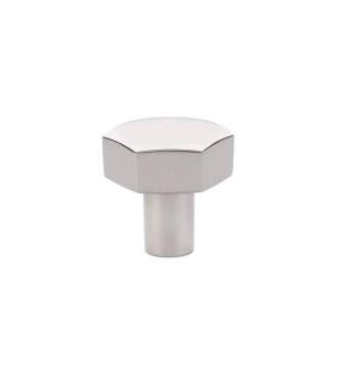 Emtek 86457US14 Contemporary Urban Modern 1 1/8" Brass Mod Hex Cabinet Knob in Polished Nickel