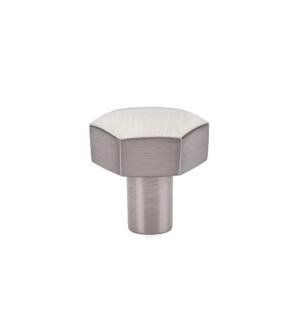 Emtek 86457US15 Contemporary Urban Modern 1 1/8" Brass Mod Hex Cabinet Knob in Satin Nickel