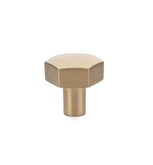 Emtek 86457US4 Contemporary Urban Modern 1 1/8" Brass Mod Hex Cabinet Knob in Satin Brass