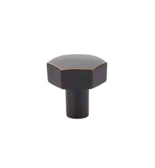 Emtek 86457US10B Contemporary Urban Modern 1 1/8" Brass Mod Hex Cabinet Knob in Oil Rubbed Bronze