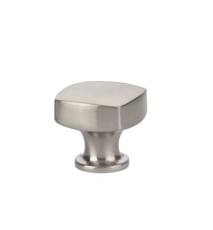 Emtek 86451US15 Contemporary Urban Modern 1 1/2" Brass Freestone Cabinet Knob in Satin Nickel
