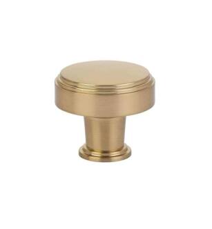 Emtek 86433US4 American Designer Newport 1 5/8" Brass Mushroom Cabinet Knob in Satin Brass