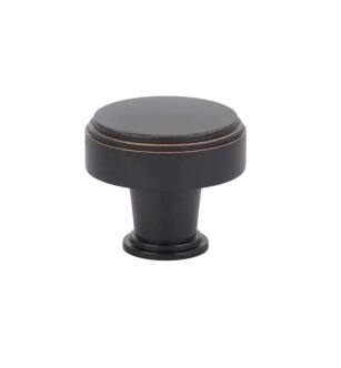Emtek 86433US10B American Designer Newport 1 5/8" Brass Mushroom Cabinet Knob in Oil Rubbed Bronze