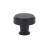 Emtek 86433US19 American Designer Newport 1 5/8" Brass Mushroom Cabinet Knob in Flat Black