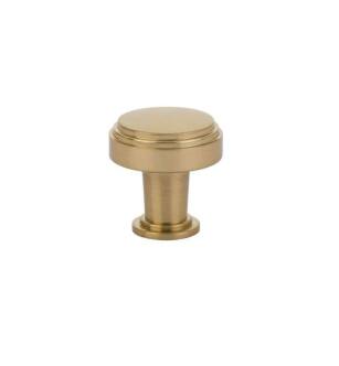 Emtek 86432US4 American Designer Newport 1 1/4" Brass Mushroom Cabinet Knob in Satin Brass